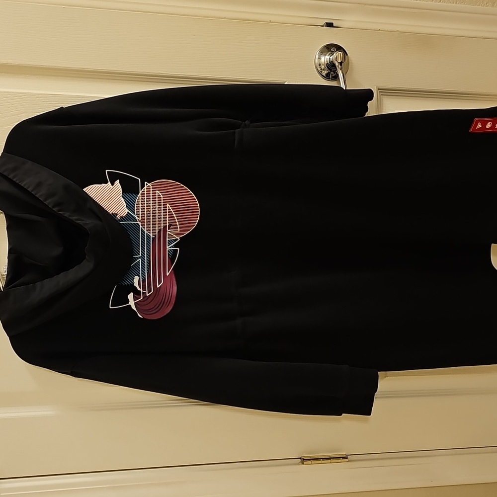 ❤️🖤❤️Adidas Chinese Lunar New Year Black Hoodie Dress - Oversized - Picture 8 of 11